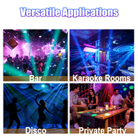 Projecteur de Scène Professionnel 180W 12x10W à Tête Mobile LED RGBW 4-en-1 avec Faisceau Laser Rotatif DMX512 et Activation Sonore IP20 pour DJ, Clubs et Scènes