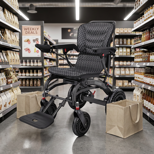 <span class=keywords><strong>Fauteuil</strong></span> <span class=keywords><strong>roulant</strong></span> électrique avec moteur 250W, grande poche de rangement sous le siège <span class=keywords><strong>pour</strong></span> les personnes âgées, idéal <span class=keywords><strong>pour</strong></span> les courses au supermarché, les courses hebdomadaires, approuvé aux États-Unis - Product Image 1