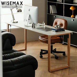 Muebles WISEMAX, <span class=keywords><strong>Mesa</strong></span> de <span class=keywords><strong>Estudio</strong></span> de Madera de Estilo Clásico para Dormitorio de Villa, <span class=keywords><strong>Mesa</strong></span> de Computadora para Oficina, para <span class=keywords><strong>2</strong></span> <span class=keywords><strong>Personas</strong></span>, para Hotel, Oficina en Casa - Product Image 1