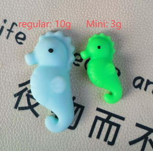 Juguetes Mini Mochi <span class=keywords><strong>que</strong></span> Brillan en la Oscuridad, Juguetes de Plástico TPR con Luz, Kawaii, Gato, Antiestrés - Product Image 6