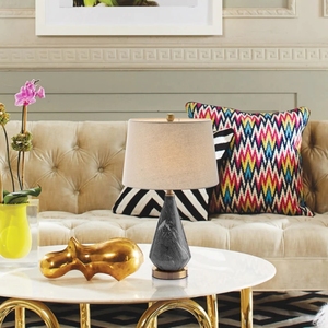 JUNTOS Nordic Post-moderno Diseñador Mármol Cerámica Lámpara de mesa Dormitorio Home <span class=keywords><strong>Stay</strong></span> Hotel Lámpara de noche - Product Image 2