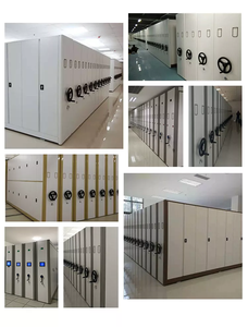 Sistema <span class=keywords><strong>de</strong></span> almacenamiento <span class=keywords><strong>de</strong></span> estanterías compactas <span class=keywords><strong>de</strong></span> acero y Metal moderno <span class=keywords><strong>de</strong></span> alta densidad, asistencia mecánica móvil para archivos, oficina, biblioteca, escuela - Product Image 4