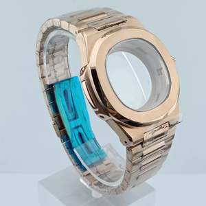 Reloj Unisex 2025 con Logotipo Personalizado, Caja de Acero Inoxidable con Cristal de Zafiro, Cierre de Mariposa, Resistencia al Agua de 100 Bares, Correa de Acero Inoxidable de 20 cm - Product Image 2