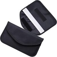 Groothandel Faraday-tas voor auto sleutelhanger signaalblokkering, universele signaalblokkerende draagtas voor telefoon, autosleutel, kaarten, veilige tas