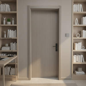 住宅用または室内用のWPCドア、複合素材の防水ドア、寝室、書斎、バスルーム、リビングルーム、ホテルにも使用可能 - Product Image 1