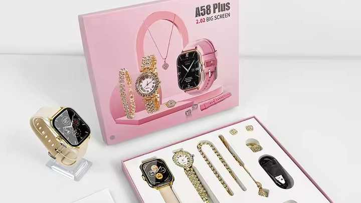 Fashion 2026 Ladies Smartwatch A58 PLUS Sleep Body Heart Rate ...