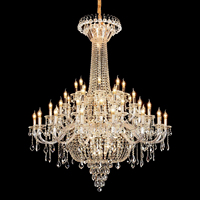 Lustre en cristal de luxe Maria Theresa personnalisé suspension Villa haut plafond mariage luminaires fournisseur