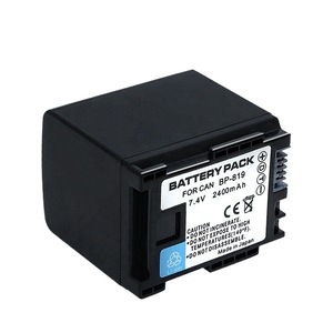 แบตเตอรี่กล้อง BP-819 ความจุ 2400mAh สำหรับ Canon VIXIA HF10 HF20 HG20 CE ได้รับการรับรองมาตรฐาน RoHS ขายส่งจำนวนมาก ความจุสูง - Product Image 3