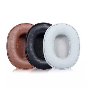 Almohadillas de repuesto para <span class=keywords><strong>Audio</strong></span> <span class=keywords><strong>Technica</strong></span>, auriculares con <span class=keywords><strong>monitor</strong></span> de <span class=keywords><strong>audio</strong></span>, almohadillas para los oídos, almohadillas con espuma de alta densidad de cuero proteico más suave - Product Image 1