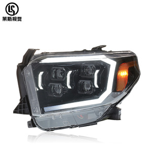 Conjunto de Faro de circulación diurna de lente LED modificado para 14-20 para Toyota para camioneta Tundra - Product Image 5