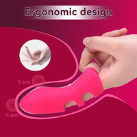 10 Vibrationen Mini Finger Vibrator für G-Punkt Klitoris-und Nippels timulation Heiz funktion Sexspielzeug für Erwachsene für Frauen und Paare