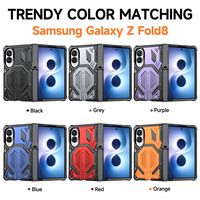 Funda Magnética Plegable para Teléfono con Bisagra de Eje Central, Protección Total a Prueba de Golpes para Samsung Galaxy Z Fold 8 Wide