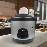 Cuisinière à riz électrique multifonction AMD, capacité de 1,1 à 2 L, contrôle du minuterie mécanique, pot intérieur antiadhésif en acier inoxydable, portable