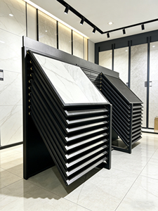 Présentoir coulissant personnalisé pour carreaux <span class=keywords><strong>de</strong></span> céramique, échantillons <span class=keywords><strong>de</strong></span> pierre et <span class=keywords><strong>de</strong></span> marbre pour salle d'exposition - Product Image 1