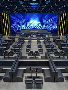 Serin bar mobilya gece kulübü KTV gece kulübü led ışığı küp masa toptan nargile salon mobilyası - Product Image 4