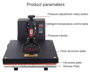 Reizjet Impresora de inyección de tinta Máquina de prensado en caliente 40*60Cm Camiseta Máquina de prensado en caliente