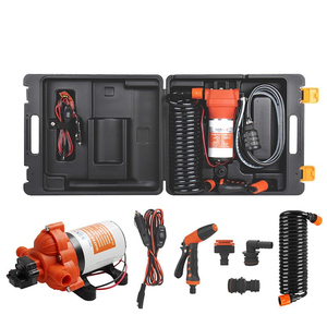 Kit de <span class=keywords><strong>pompe</strong></span> de lavage portable Odavidai pour bateau, marine, camping-car, <span class=keywords><strong>caravane</strong></span>, lavage de voiture, 12V 24V DC, tuyau spiralé, buse de pulvérisation, <span class=keywords><strong>pompe</strong></span> à <span class=keywords><strong>eau</strong></span> à diaphragme - Product Image 2