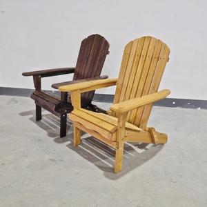 Silla Adirondack Moderna de Madera Maciza DISHI, Semi-Ensamblada, Sillón para Patio, Jardín, Hotel, Villa, Sala de Estar - Product Image 5