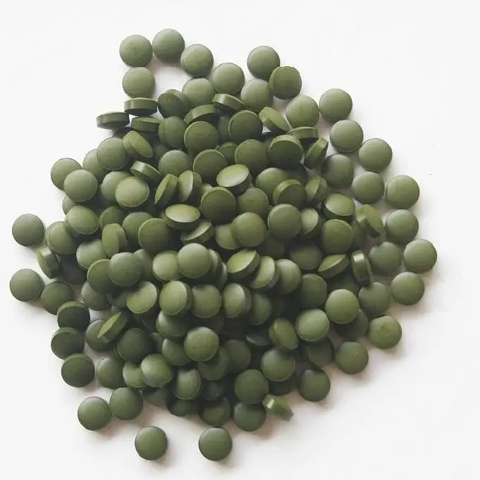 Oem Aanpassen Service Supplement 60% Eiwit Chlorella Tablet Hoge Kwaliteit Organische Chlorella Tablet