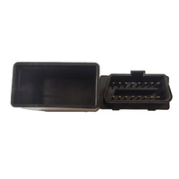 MINI carcasa de enchufe OBDII, conector OBD2 de 16 Pines, adaptador OBD II, conector J1962, color negro, 327