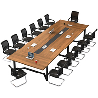 Mobilier de bureau, bureau luxueux, table de réunion de bureau, ensemble de chaises pour salle de réunion, table de conférence moderne