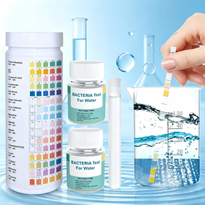 Bandes de test de la qualité de l'eau améliorées avec 17 paramètres |   Test de dureté, pH, chlore et 2 <span class=keywords><strong>tests</strong></span> de bactéries (E. coli) en 30 secondes - Product Image 5