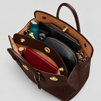 Sac fourre-tout vintage grande capacité pour femme, design unique, avec double bandoulière et fermeture éclair, en PU – Polyvalent pour les trajets quotidiens et porté en bandoulière