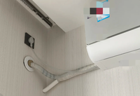 Ruban adhésif blanc en PVC résistant à la chaleur pour l'isolation des conduits de climatisation HVAC, non adhésif