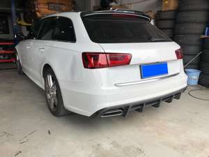 S6กันชนท้ายรถคาร์บอนไฟเบอร์สำหรับรถ <span class=keywords><strong>Audi</strong></span> S6 <span class=keywords><strong>A6</strong></span> C7 <span class=keywords><strong>Sline</strong></span> แบบ5ประตู Avant 2016 2018 - Product Image 2