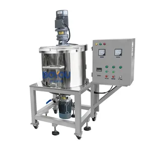 Roestvrijstalen Saus Lotion Zeep High Shear Agitator Mixer Tank Zeep Maken Machine Cosmetische Apparatuur