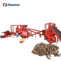 Machine de recyclage de stators et rotors de moteurs usagés, usine de séparation de fils de cuivre