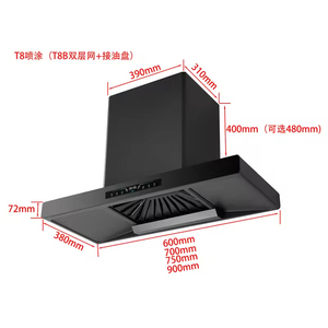 <span class=keywords><strong>Hotte</strong></span> aspirante murale en forme de T, haute aspiration, extracteur intelligent, <span class=keywords><strong>hotte</strong></span> de cuisine - Product Image 6