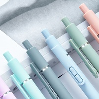 Nouveau stylo neutre à clic 0,5 mm non effaçable, couleurs Morandi, pour la pratique des tests, vente en gros, papeterie étudiante