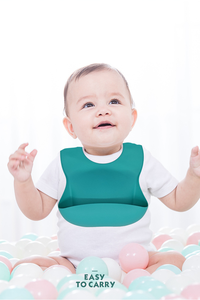 Grande morbido impermeabile per uso alimentare personalizzato forniture per l'alimentazione del bambino prodotti lavabili bavaglini semplici in Silicone solido - Product Image 6