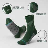 Chaussettes de randonnée OEM en tricot extensible pour le trekking, le camping et la marche sur sentier