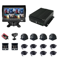 Kit VCR mobile SeemeTech WIFI GPS 4G CCTV 4CH Full HD 1080p avec enregistreur vidéo AI Adas, garantie 1 an pour voitures/camions DVR