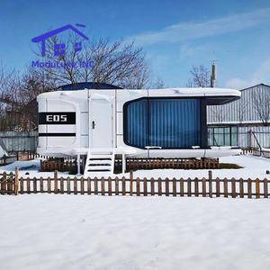 Casa Prefabricada de Lujo, Diseño de Cápsula Espacial para Acampar, Casas Pequeñas Modulares, Casa Contenedor para Hotel - Product Image 1