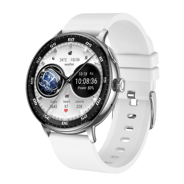 Linwear AI Smart Watch BT Calling with AI Voice Assistant & Calendar IP68 Waterproof AMOLED Display Sports Timer LQ15