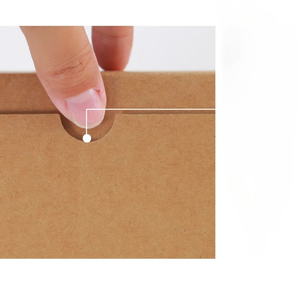 Caja de papel corrugado plegable, envío por correo, caja de regalo, cartón para envío comercial, caja de embalaje exprés - Product Image 2