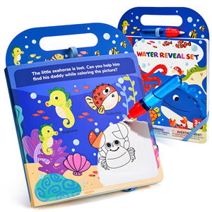 Набор для рисования Joycat: Альбом для акварельной живописи и раскрашивания с морской тематикой и ручкой – идеальный подарок для детей на Рождество - Product Image 1