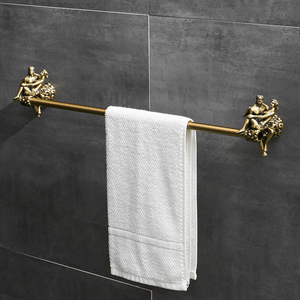 Phụ kiện phòng tắm lãng mạn loạt sang trọng đồng treo tường kệ kính Khăn Vòng Giữ giấy khăn giá MB-0813B - Product Image 4