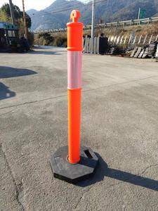 Bolardo anticorrosión T-Top, canalizador de tráfico de plástico, delineador de conos, poste para un control de tráfico efectivo - Product Image 2