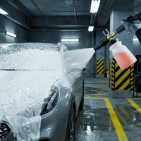 Canon à mousse haute pression et lance à mousse à neige très vendus avec buse réglable en PP 1000-3200 psi pour un lavage de voiture efficace