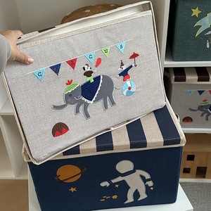 Caja de Almacenamiento Lavable con Tapa para Uso Doméstico, Organización de Ropa, Cesta de Almacenamiento de <span class=keywords><strong>Juguetes</strong></span>, Caja de Almacenamiento para Maletero de Coche - Product Image 4