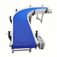 Cinta Transportadora Modular de Plástico para Línea de Producción de Alimentos