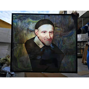 Dégradé décoratif Intérieur Plafond Dômes Vitrail antique Puits de lumière <span class=keywords><strong>Cathédrale</strong></span> Sécurité <span class=keywords><strong>Verre</strong></span> imprimé numérique - Product Image 2