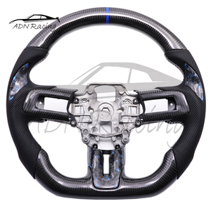 สำหรับ Ford <span class=keywords><strong>Mustang</strong></span> พวงมาลัยคาร์บอนไฟเบอร์, ปลอกคาร์บอนไฟเบอร์2015-2024 - Product Image 5