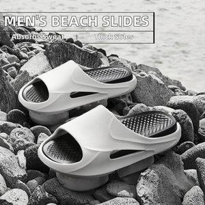 Chanclas de Verano para Hombre, Diseño Simple con Suelas Gruesas Antideslizantes, Plantilla Suave de EVA para Deportes al Aire Libre y Uso en la Playa - Product Image 2