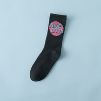 Chaussettes tendance, respirantes, décontractées, style Harajuku, sport, compression, lettres