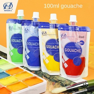 Minghua 100ml blanc sac Gouache Pigment supplément gros toile <span class=keywords><strong>peinture</strong></span> <span class=keywords><strong>peinture</strong></span> - Product Image 3